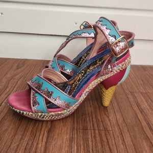 Irregular choice icecream heels size 37